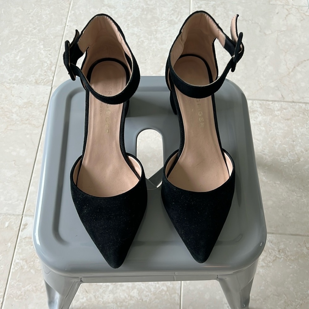 Suede Kurt Gieger London Heels - BLACK